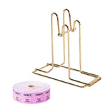 Maxbell Raffle Ticket Dispenser for Single Roll Tickets Trade Shows Charity Auctions Pink Luxury Holder