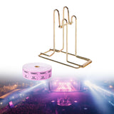 Maxbell Raffle Ticket Dispenser for Single Roll Tickets Trade Shows Charity Auctions Pink Luxury Holder
