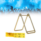 Maxbell Raffle Ticket Dispenser for Single Roll Tickets Trade Shows Charity Auctions Yellow Simple Holder