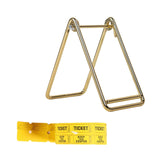 Maxbell Raffle Ticket Dispenser for Single Roll Tickets Trade Shows Charity Auctions Yellow Simple Holder