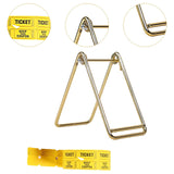 Maxbell Raffle Ticket Dispenser for Single Roll Tickets Trade Shows Charity Auctions Yellow Simple Holder