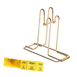 Maxbell Raffle Ticket Dispenser for Single Roll Tickets Trade Shows Charity Auctions Yellow Luxury Holder