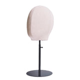 Maxbell Mannequin Head Model Fashion Hats Wig Display Stand for Hairdresser Training Black