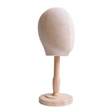 Maxbell Manikin Head Hats Wig Display Stand for Home Salon and Travel Styling Drying