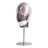 Maxbell Wig Stand Portable Multipurpose Stable Mannequin Head for Salon Headwear Wig Argent