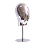 Maxbell Wig Stand Portable Multipurpose Stable Mannequin Head for Salon Headwear Wig Argent