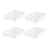 Maxbell 4x Letter Paper Tray Multipurpose Folder Document Paper Organizer for School Vertical Clear