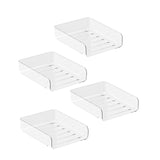 Maxbell 4x Letter Paper Tray Multipurpose Folder Document Paper Organizer for School Vertical Clear