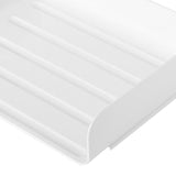 Maxbell 4x Letter Paper Tray Multipurpose Folder Document Paper Organizer for School Horizontal White