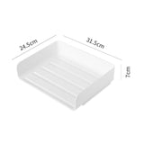 Maxbell 4x Letter Paper Tray Multipurpose Folder Document Paper Organizer for School Horizontal White