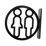 Maxbell Toilet Sign Removable Men Women Plaque for Office Building Mall Public Place Male and Female
