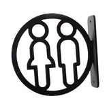 Maxbell Toilet Sign Removable Men Women Plaque for Office Building Mall Public Place Male and Female