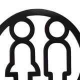 Maxbell Toilet Sign Removable Men Women Plaque for Office Building Mall Public Place Male and Female