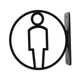 Maxbell Toilet Sign Removable Men Women Plaque for Office Building Mall Public Place Male