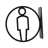 Maxbell Toilet Sign Removable Men Women Plaque for Office Building Mall Public Place Male