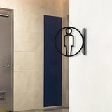 Maxbell Toilet Sign Removable Men Women Plaque for Office Building Mall Public Place Male