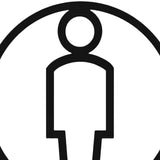 Maxbell Toilet Sign Removable Men Women Plaque for Office Building Mall Public Place Male