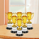 Maxbell 6x Award Trophy Cups Adults Funny Children Trophies for Competitions Rewards