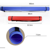 Maxbell Maxbell Extendable Poster Tubes Poster Carrying Case for Drafting Documents Students Black