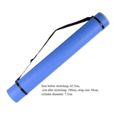 Maxbell Extendable Poster Tubes Poster Carrying Case for Drafting Documents Students Blue