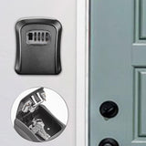 Maxbell Keys Lock Storage Box Keys Cabinet Organizer for Hotel Indoor Outdoor Garage Gray