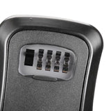 Maxbell Keys Lock Storage Box Keys Cabinet Organizer for Hotel Indoor Outdoor Garage Gray