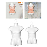 Maxbell Hanging Mannequin Female Body Torso Clothes Holder Mannequin Hanger Hook