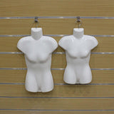 Maxbell Hanging Mannequin Female Body Torso Clothes Holder Mannequin Hanger Hook