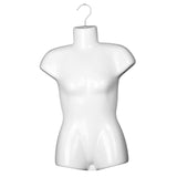 Maxbell Hanging Mannequin Female Body Torso Clothes Holder Mannequin Hanger Hook