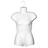 Maxbell Hanging Mannequin Female Body Torso Clothes Holder Mannequin Hanger Hook