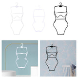 Maxbell Swimsuit Hanger Bikini Swimwear Hanging Rack for Boutiques Window Beachwear Women White