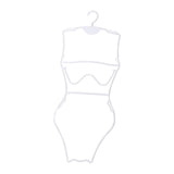 Maxbell Swimsuit Hanger Bikini Swimwear Hanging Rack for Boutiques Window Beachwear Women White