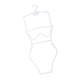 Maxbell Swimsuit Hanger Bikini Swimwear Hanging Rack for Boutiques Window Beachwear Women White