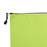 Maxbell Document Pocket Storage Organizer Lightweight Zipper Pouch for Travel Office Green