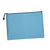 Maxbell Document Pocket Storage Organizer Lightweight Zipper Pouch for Travel Office Light Blue