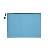 Maxbell Document Pocket Storage Organizer Lightweight Zipper Pouch for Travel Office Light Blue