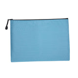 Maxbell Document Pocket Storage Organizer Lightweight Zipper Pouch for Travel Office Light Blue