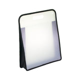 Maxbell File Bag Clear Document Bag Portfolio Bag for Projects Classroom Teacher Black