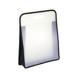 Maxbell File Bag Clear Document Bag Portfolio Bag for Projects Classroom Teacher Black
