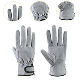 Maxbell Welding Welder Gloves Wear Resistant Protection Short Breathable Work Gloves