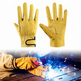 Maxbell Welding Work Gloves Heavy Duty Portable Protective Gloves for Industrial TIG