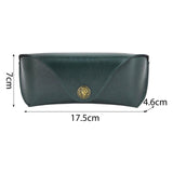 Maxbell Eyeglasses Case Portable Glasses Holder Storage Box Display Box Glasses Case Green