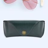 Maxbell Eyeglasses Case Portable Glasses Holder Storage Box Display Box Glasses Case Green