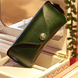 Maxbell Eyeglasses Case Portable Glasses Holder Storage Box Display Box Glasses Case Green