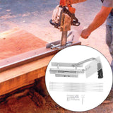 Maxbell Chainsaw Edging Sawmill Metal Chainsaw Mill Lumber Cutting Guide Easy to Use