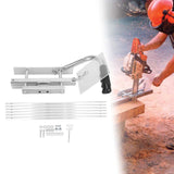 Maxbell Chainsaw Edging Sawmill Metal Chainsaw Mill Lumber Cutting Guide Easy to Use