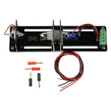 Maxbell Battery Holder Black with Wiring Terminal Battery Organizer for AA AAA 26650
