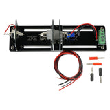 Maxbell Battery Holder Black with Wiring Terminal Battery Organizer for AA AAA 26650