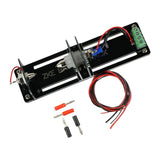 Maxbell Battery Holder Black with Wiring Terminal Battery Organizer for AA AAA 26650