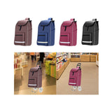 Maxbell Maxbell Shopping Cart Replacement Bag Portable Reusable Trolley Bag for Home Kitchen Brown